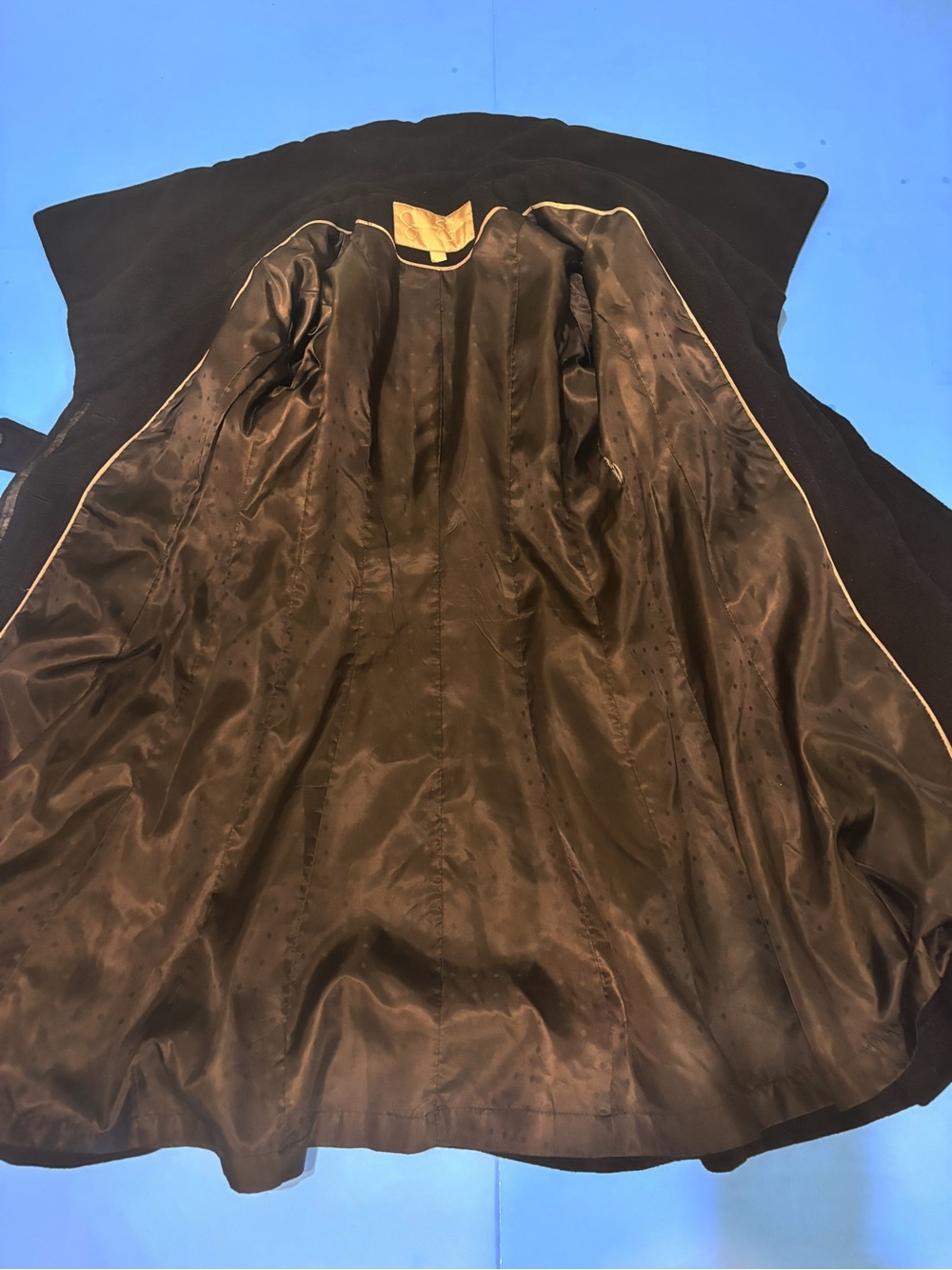 Jessica Simpson Classic Black  A-Line Coat - Picture 13 of 14